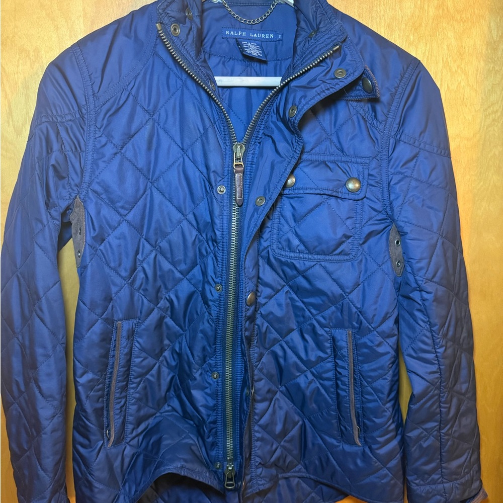 Ralph Lauren Women’s Quilted Navy Jacket Small
